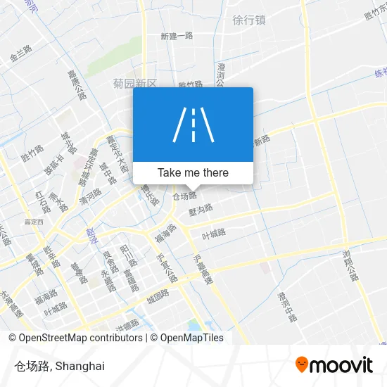 仓场路 map