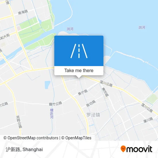沪新路 map