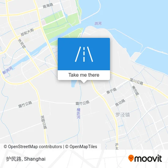 护民路 map