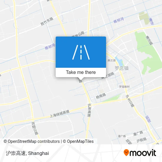 沪崇高速 map