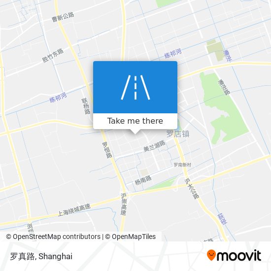 罗真路 map