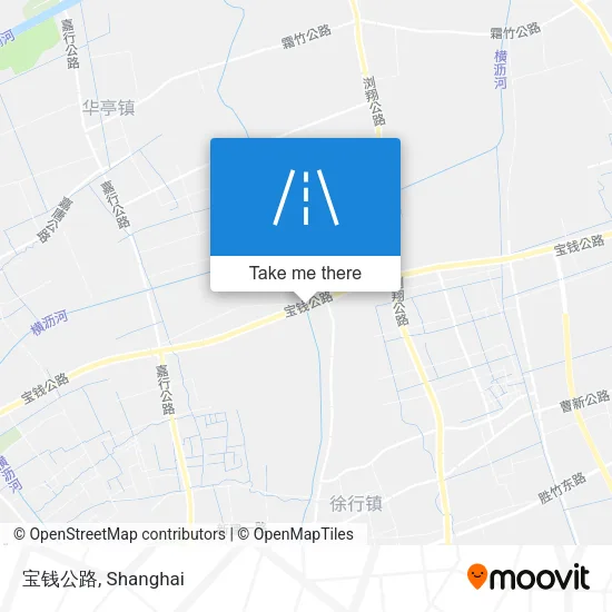 宝钱公路 map