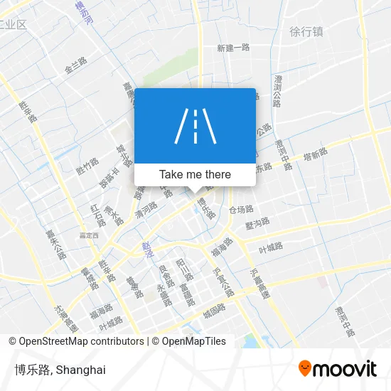 博乐路 map