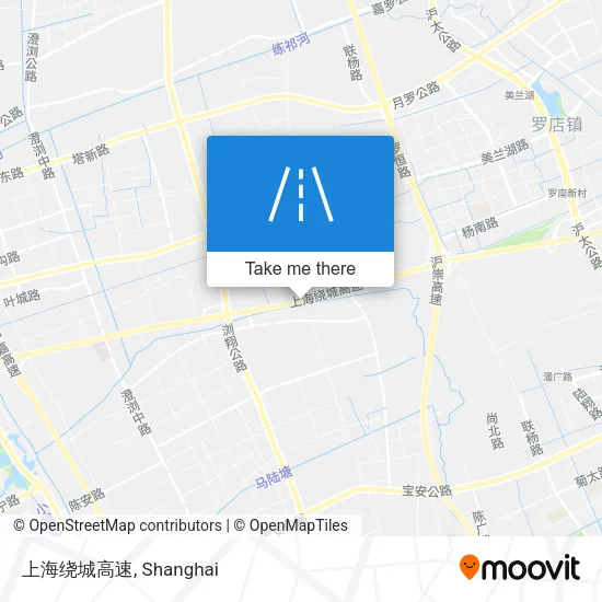 上海绕城高速 map