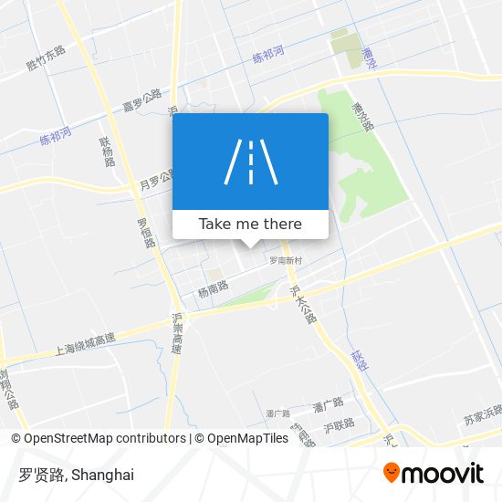 罗贤路 map