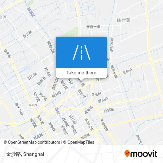 金沙路 map