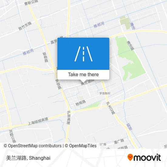 美兰湖路 map