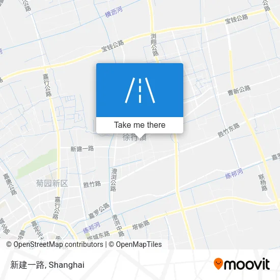 新建一路 map