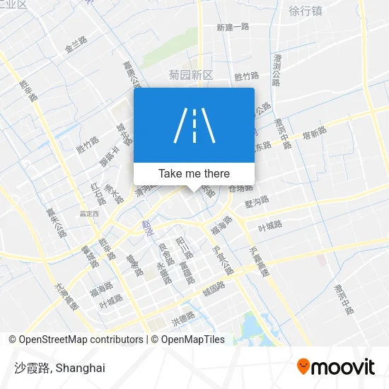 沙霞路 map