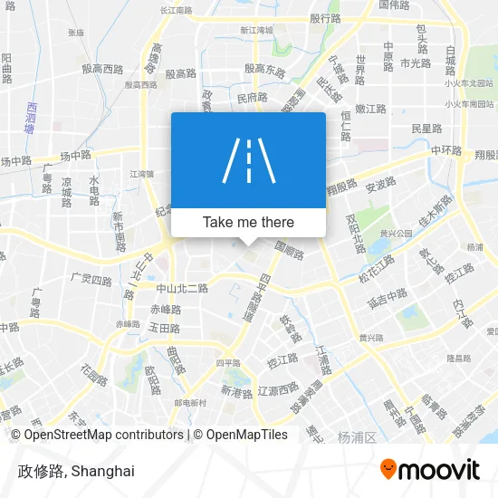政修路 map
