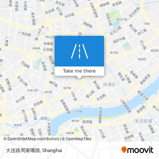 大连路周家嘴路 map