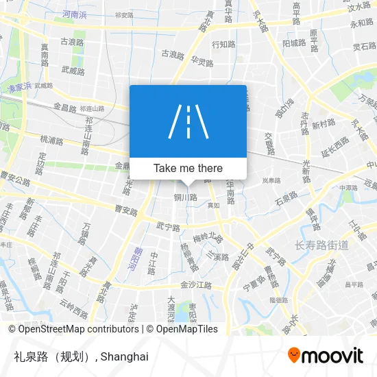 礼泉路（规划） map
