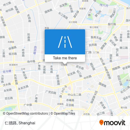仁德路 map