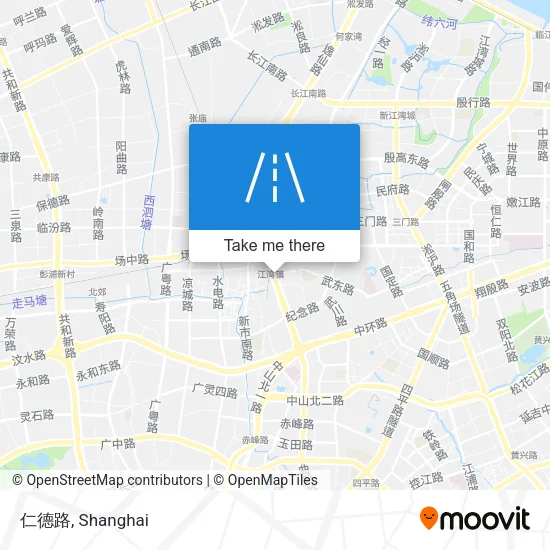 仁德路 map