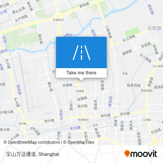 宝山万达通道 map