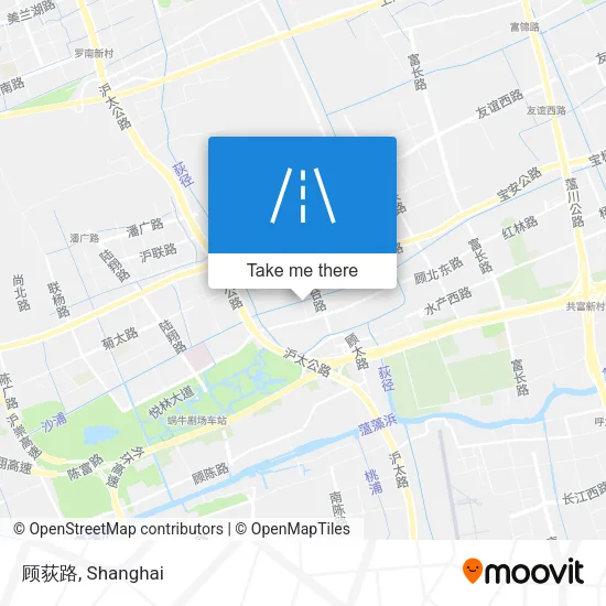 顾荻路 map