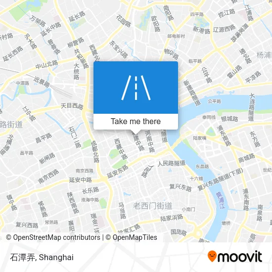 石潭弄 map