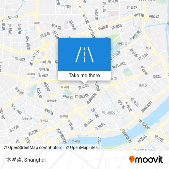 本溪路 map