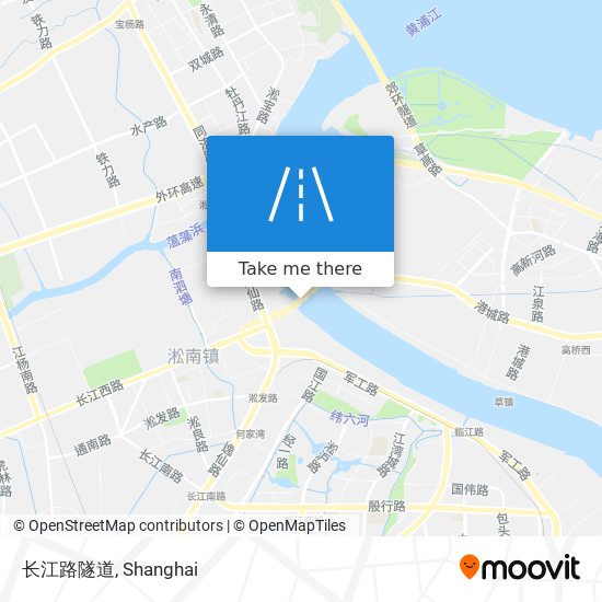 长江路隧道 map