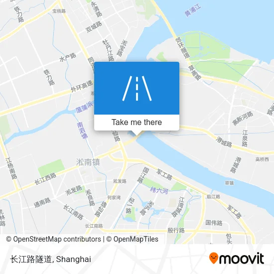 长江路隧道 map