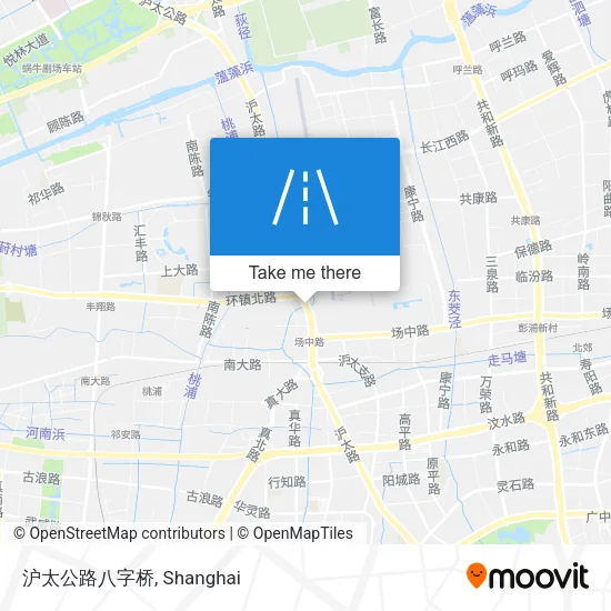 沪太公路八字桥 map