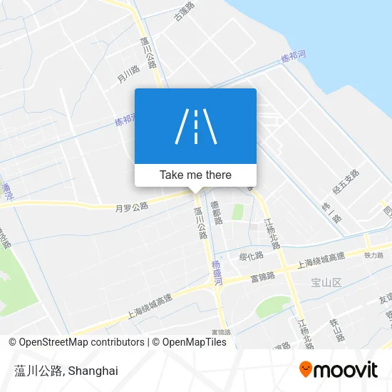 蕰川公路 map
