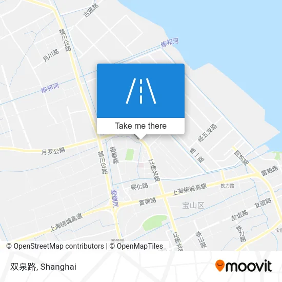 双泉路 map