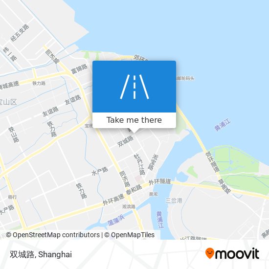 双城路 map