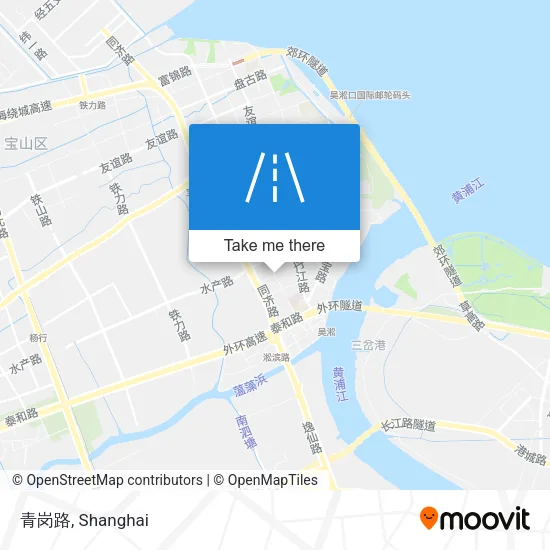 青岗路 map