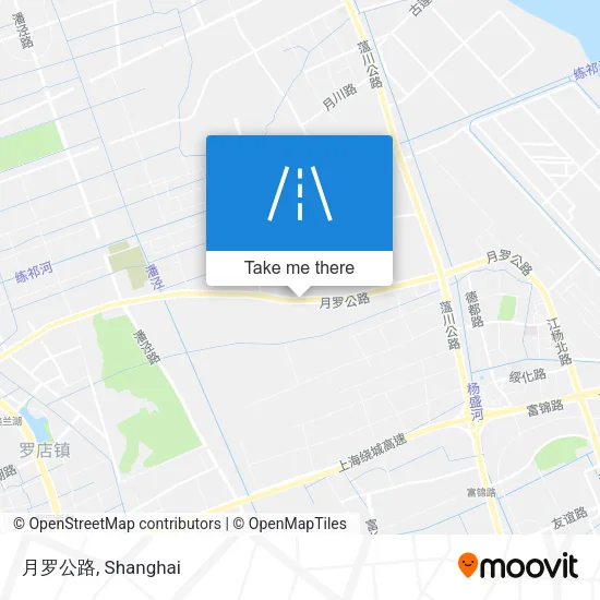 月罗公路 map