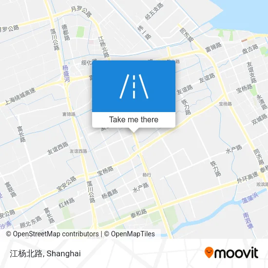 江杨北路 map