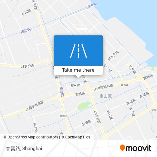 春雷路 map