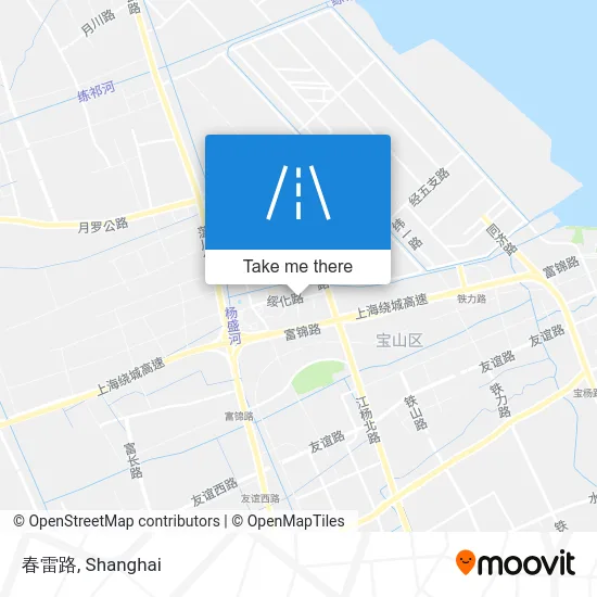 春雷路 map