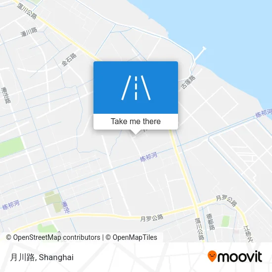月川路 map