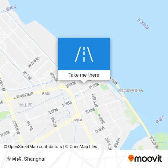 漠河路 map