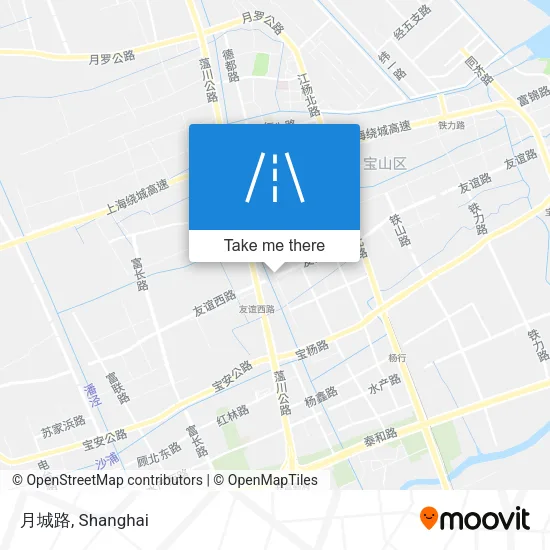 月城路 map