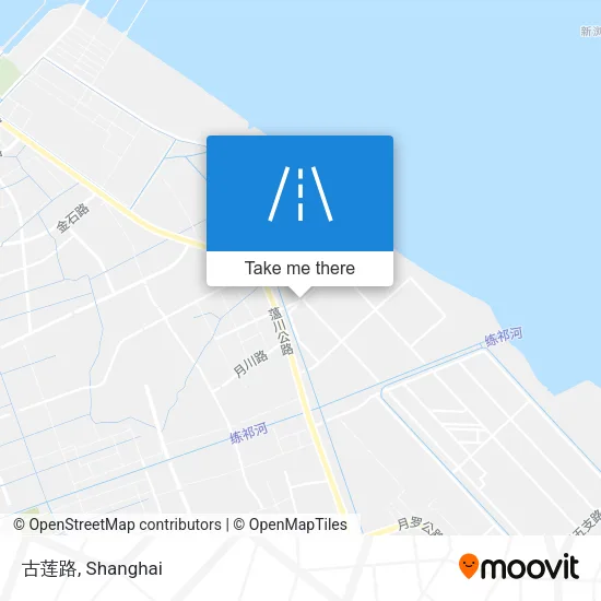 古莲路 map