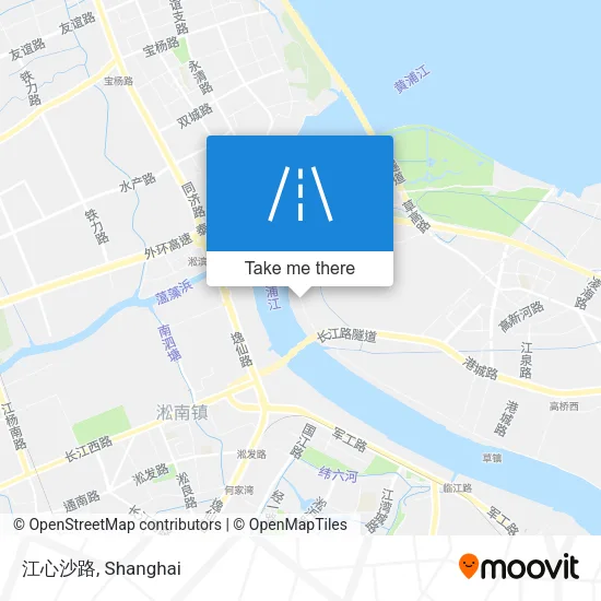 江心沙路 map