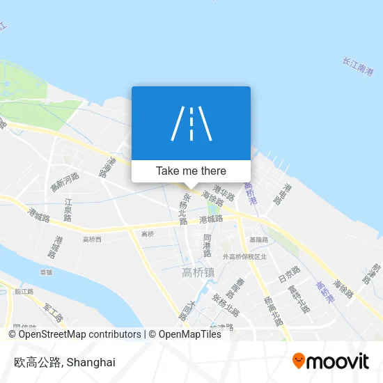 欧高公路 map