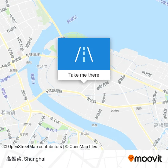 高攀路 map