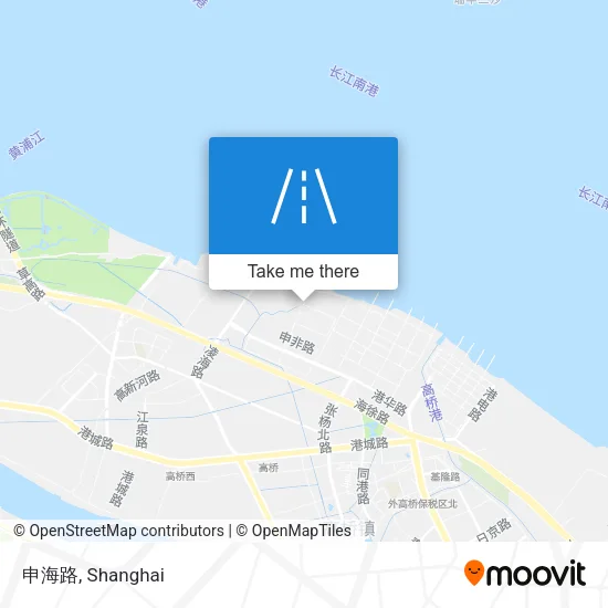 申海路 map