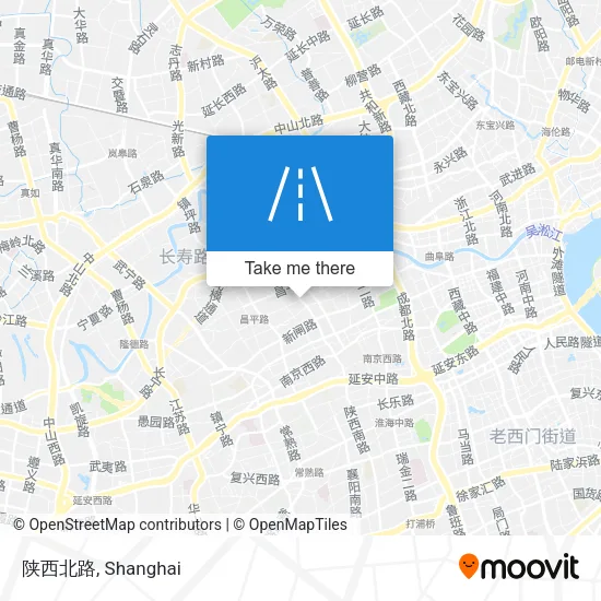陕西北路 map