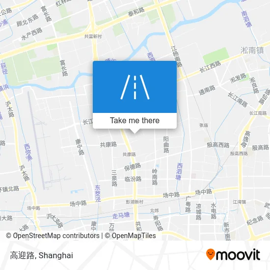 高迎路 map