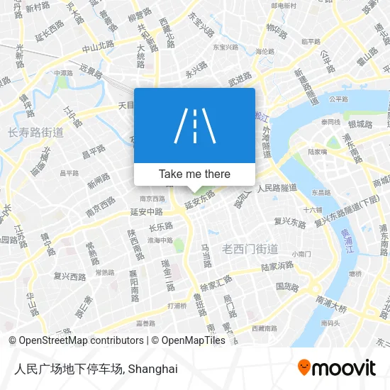 人民广场地下停车场 map