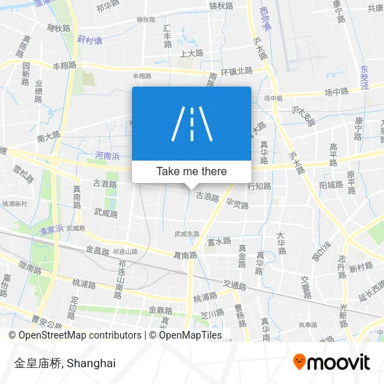 金皇庙桥 map