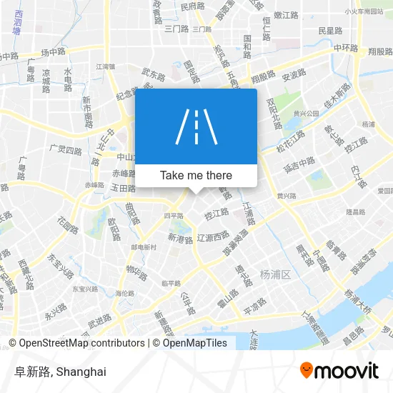 阜新路 map