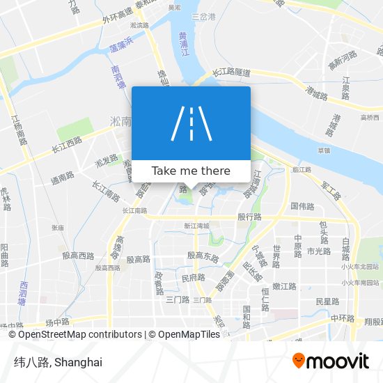 纬八路 map