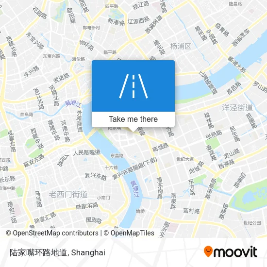 陆家嘴环路地道 map