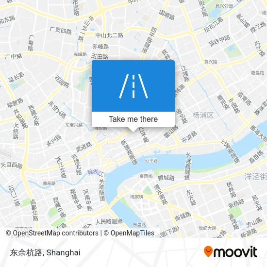 东余杭路 map