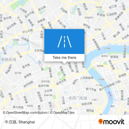 牛庄路 map